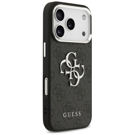 Husa de protectie Guess Hardcase Big 4G Logo Classic Logo (GUHCP17LP4G4SMCK) compatibil cu iPhone 17 Pro, Negru