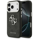 Husa de protectie Guess Hardcase Big 4G Logo Classic Logo (GUHCP17LP4G4SMCK) compatibil cu iPhone 17 Pro, Negru