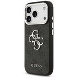 Husa de protectie Guess Hardcase Big 4G Logo Classic Logo (GUHCP17LP4G4SMCK) compatibil cu iPhone 17 Pro, Negru