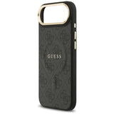 Husa de protectie Guess Hardcase 4G Classic MagSafe (GUHMP17MP4MSEGCK) compatibil cu iPhone 17 Air, Negru