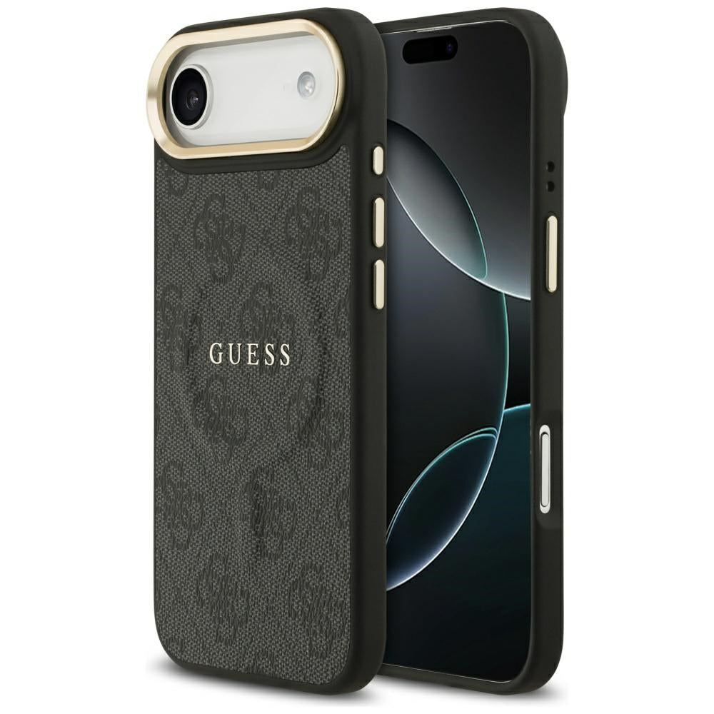 Husa de protectie Guess Hardcase 4G Classic MagSafe (GUHMP17MP4MSEGCK) compatibil cu iPhone 17 Air, Negru