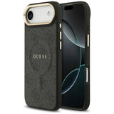 Husa de protectie Guess Hardcase 4G Classic MagSafe (GUHMP17MP4MSEGCK) compatibil cu iPhone 17 Air, Negru