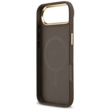 Husa de protectie Guess Hardcase 4G Classic MagSafe (GUHMP17MP4MSEGCW) compatibil cu iPhone 17 Air, Maro