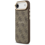 Husa de protectie Guess Hardcase 4G Classic MagSafe (GUHMP17MP4MSEGCW) compatibil cu iPhone 17 Air, Maro
