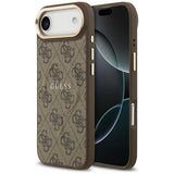 Husa de protectie Guess Hardcase 4G Classic MagSafe (GUHMP17MP4MSEGCW) compatibil cu iPhone 17 Air, Maro