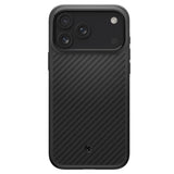 Husa de protectie Spigen Enzo Aramid "T" MagSafe (ACS09906) compatibil cu iPhone 17 Pro Max, Negru