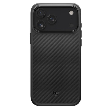 Husa de protectie Spigen Enzo Aramid "T" MagSafe (ACS09906) compatibil cu iPhone 17 Pro Max, Negru