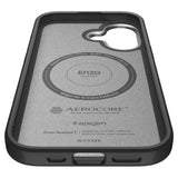 Husa de protectie Spigen Enzo Aramid "T" MagSafe (ACS09989) compatibil cu iPhone 17, Negru / Silver
