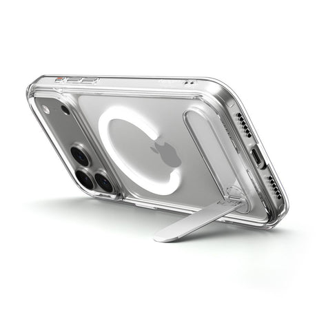 Husa de protectie Spigen Ultra Hybrid S MagSafe (ACS09946) compatibil cu iPhone 17 Pro, Transparent /White
