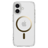 Husa de protectie Spigen Ultra Hybrid MagSafe (ACS10382) compatibil cu iPhone 17, Transparent /Gold