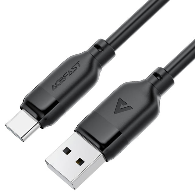 Cablu Acefast (C16-04), Fast Charging, USB to Type-C, 3A, Bend-Resistant, 1.2m, Negru