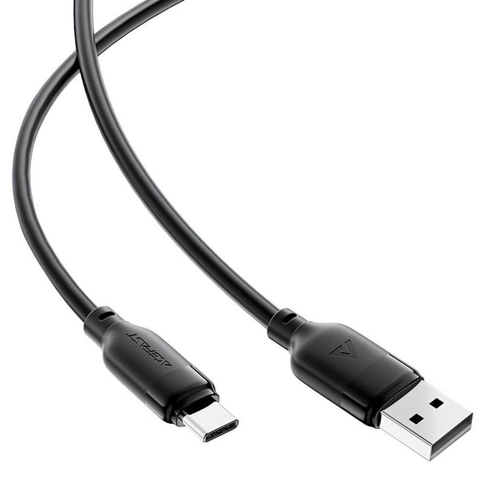 Cablu Acefast (C16-04), Fast Charging, USB to Type-C, 3A, Bend-Resistant, 1.2m, Negru