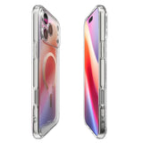Husa de protectie Spigen Ultra Hybrid MagSafe (ACS10348) compatibil cu iPhone 17 Pro, Transparent /Gold