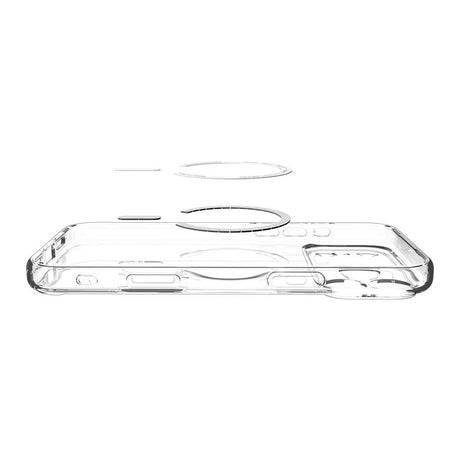 Husa de protectie Spigen Ultra Hybrid MagSafe (ACS10284) compatibil cu iPhone 17 Pro Max, Transparent /Gold