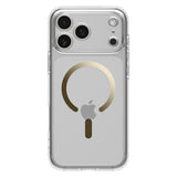 Husa de protectie Spigen Ultra Hybrid MagSafe (ACS10284) compatibil cu iPhone 17 Pro Max, Transparent /Gold