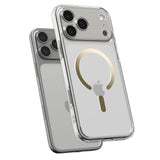 Husa de protectie Spigen Ultra Hybrid MagSafe (ACS10284) compatibil cu iPhone 17 Pro Max, Transparent /Gold