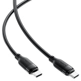 Cablu Acefast (C16-03), Fast Charging, Type-C to Type-C, 60W, 3A, Bend-Resistant, 1.2m, Negru