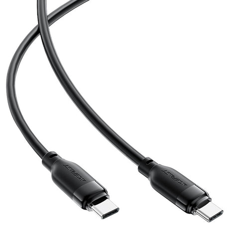 Cablu Acefast (C16-03), Fast Charging, Type-C to Type-C, 60W, 3A, Bend-Resistant, 1.2m, Negru