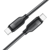 Cablu Acefast (C16-03), Fast Charging, Type-C to Type-C, 60W, 3A, Bend-Resistant, 1.2m, Negru