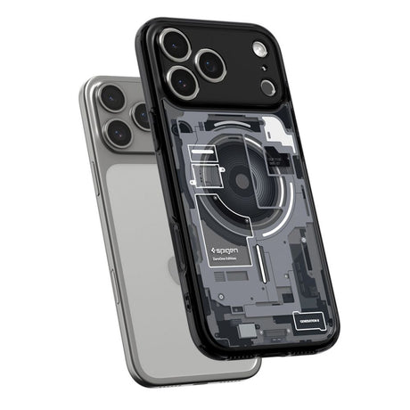 Husa de protectie Spigen Ultra Hybrid Zero One MagSafe (ACS10353) compatibil cu iPhone 17 Pro, Negru