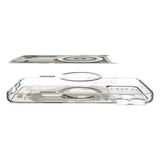 Husa de protectie Spigen Ultra Hybrid Zero One MagSafe (ACS10288) compatibil cu iPhone 17 Pro Max, Titanium Natural