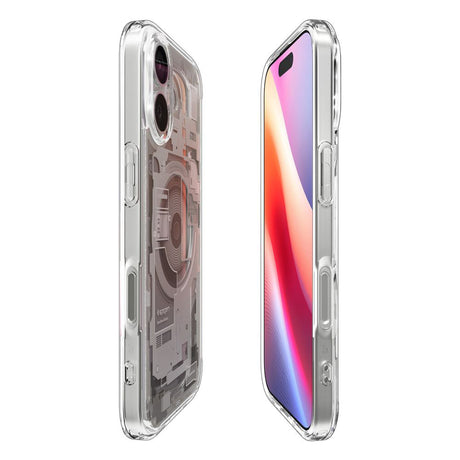 Husa de protectie Spigen Ultra Hybrid Zero One MagSafe (ACS10386) compatibil cu iPhone 17, Titanium Natural