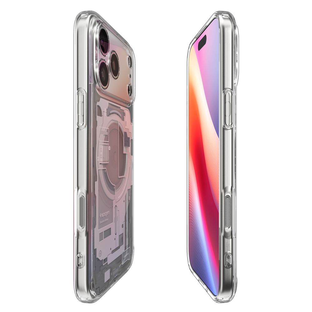 Husa de protectie Spigen Ultra Hybrid Zero One MagSafe (ACS10351) compatibil cu iPhone 17 Pro, Alb