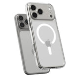 Husa de protectie Spigen Ultra Hybrid MagSafe (ACS10282) compatibil cu iPhone 17 Pro Max, Transparent /White