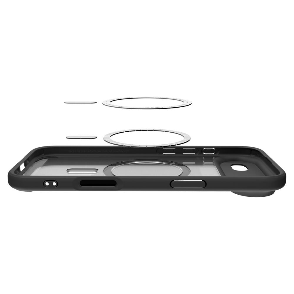 Husa de protectie Spigen Ultra Hybrid MagSafe (ACS10316) compatibil cu iPhone 17 Air, Frost Black