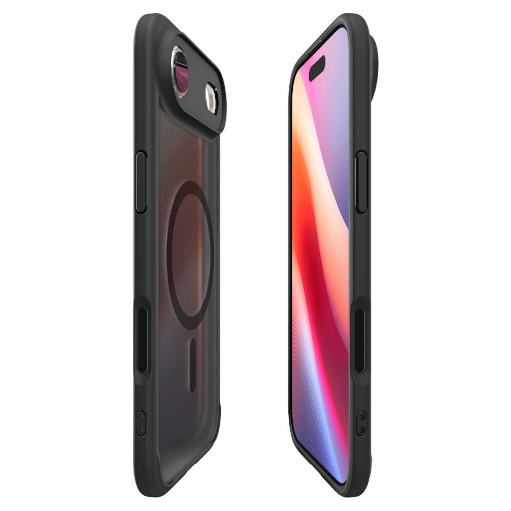 Husa de protectie Spigen Ultra Hybrid MagSafe (ACS10316) compatibil cu iPhone 17 Air, Frost Black