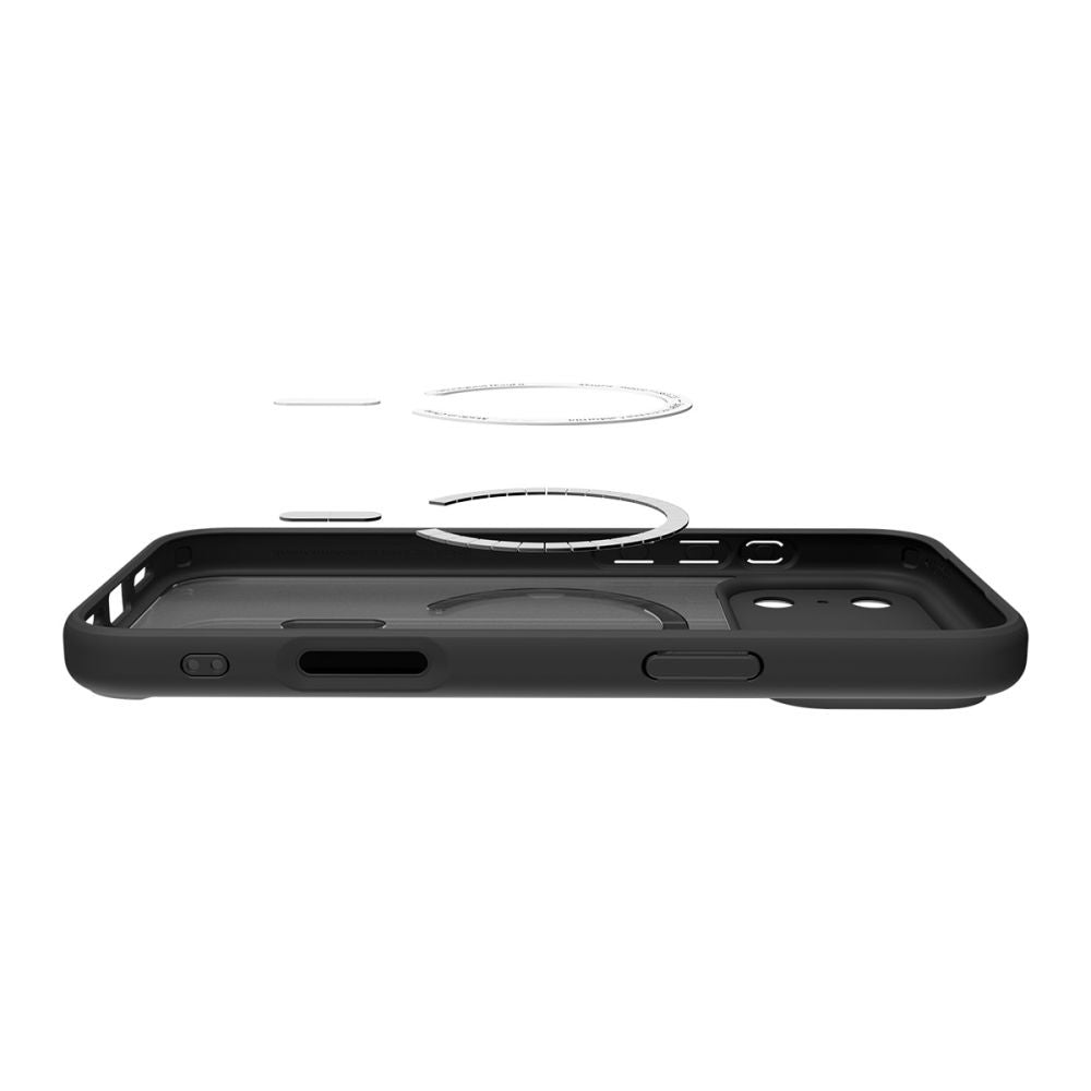 Husa de protectie Spigen Ultra Hybrid MagSafe (ACS10285) compatibil cu iPhone 17 Pro Max, Frost Black