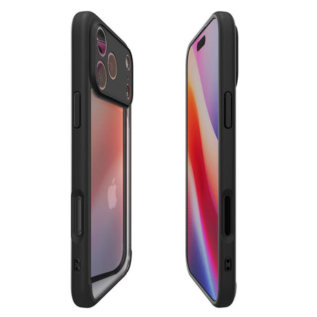 Husa de protectie Spigen Ultra Hybrid (ACS10279) compatibil cu iPhone 17 Pro Max, Negru Mat