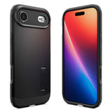 Husa de protectie Spigen Tough Armor "T" MagSafe (ACS10324) compatibil cu iPhone 17 Air, Negru