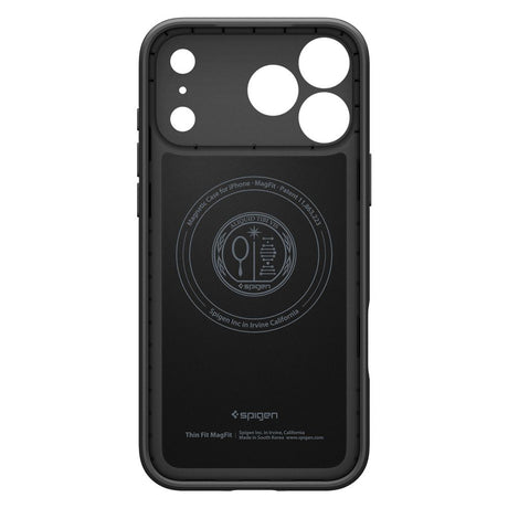 Spigen Thin Fit MagSafe fekete tok iPhone 17 Pro készülékhez