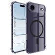 Husa de protectie Techsuit Shockproof Clear Silicone MagSafe compatibil cu iPhone 17 Air, Negru Fumuriu