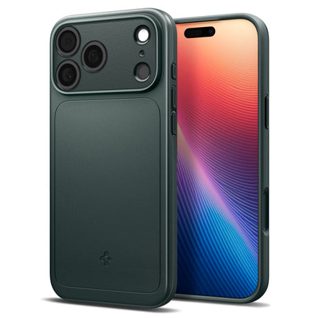 Husa de protectie Spigen Thin Fit compatibil cu iPhone 17 Pro Max, Verde inchis