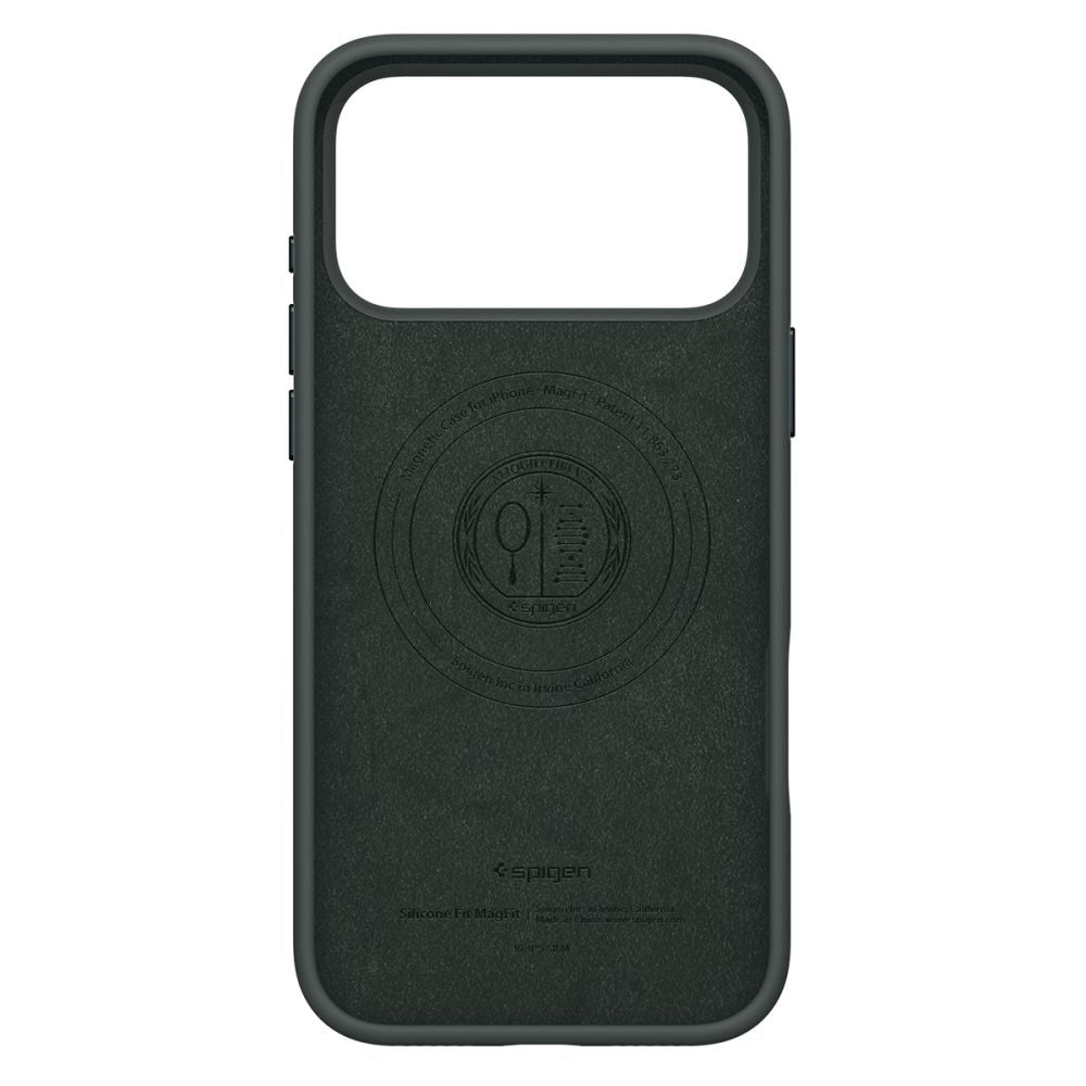 Husa de protectie Spigen Silicone Fit MagSafe (ACS10271) compatibil cu iPhone 17 Pro Max, Abyss Green