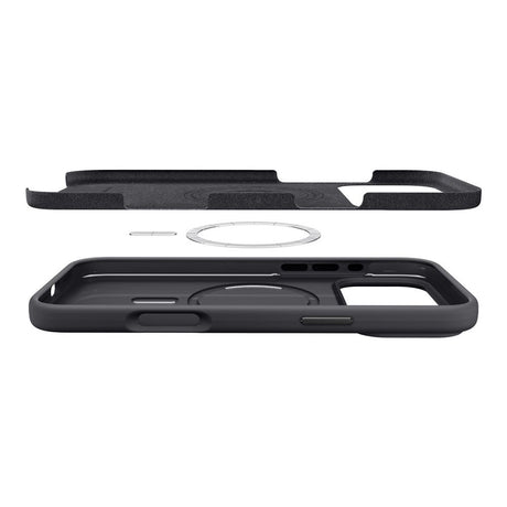 Husa de protectie Spigen Silicone Fit MagSafe (ACS10270) compatibil cu iPhone 17 Pro Max, Negru