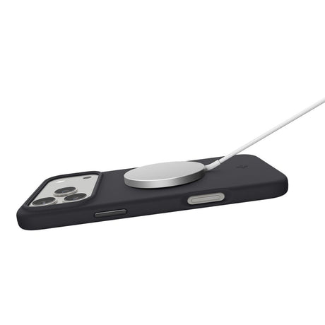 Husa de protectie Spigen Silicone Fit MagSafe (ACS10335) compatibil cu iPhone 17 Pro, Negru
