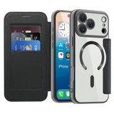 Husa de protectie Techsuit SmartMag Book compatibil cu iPhone 17 Pro Max, Negru