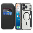 Husa de protectie Techsuit SmartMag Book compatibil cu iPhone 17 Pro, Negru