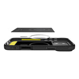 Husa de protectie Spigen Rugged Armor MagSafe (ACS10263) compatibil cu iPhone 17 Pro Max, Negru Mat