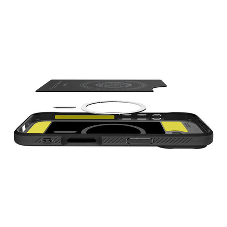 Husa de protectie Spigen Rugged Armor compatibil MagSafe (ACS10367) compatibil cu iPhone 17, Negru Mat