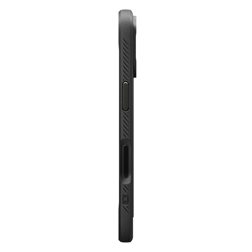 Husa de protectie Spigen Rugged Armor compatibil MagSafe (ACS10367) compatibil cu iPhone 17, Negru Mat