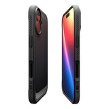 Husa de protectie Spigen Rugged Armor compatibil MagSafe (ACS10367) compatibil cu iPhone 17, Negru Mat