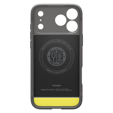 Husa de protectie Spigen Rugged Armor MagSafe (ACS10264) compatibil cu iPhone 17 Pro Max, Gri