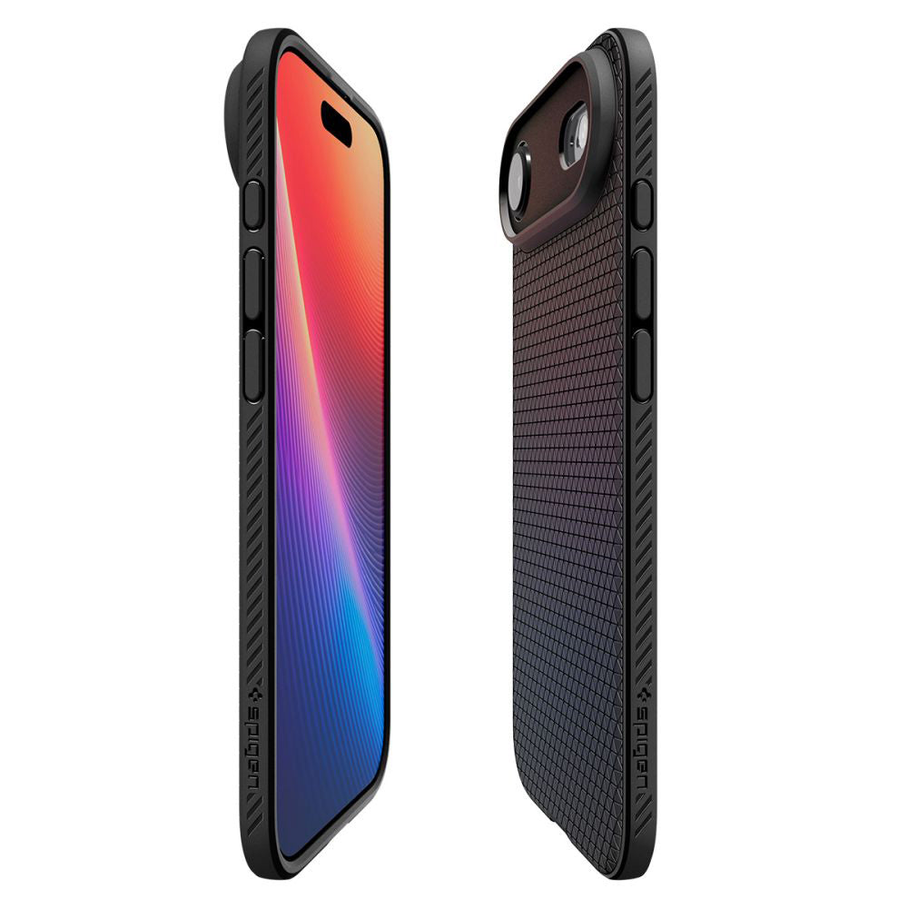 Husa de protectie Spigen Liquid Air (ACS10302) compatibil cu iPhone 17 Air, Negru Mat