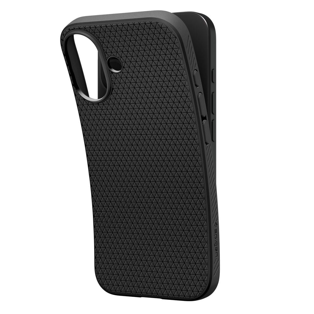 Husa de protectie Spigen Liquid Air (ACS10369) compatibil cu iPhone 17, Negru Mat