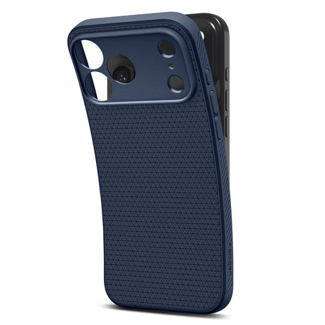 Husă Spigen Liquid Air pentru iPhone 17 Pro / iPhone 18 Pro, bleumarin