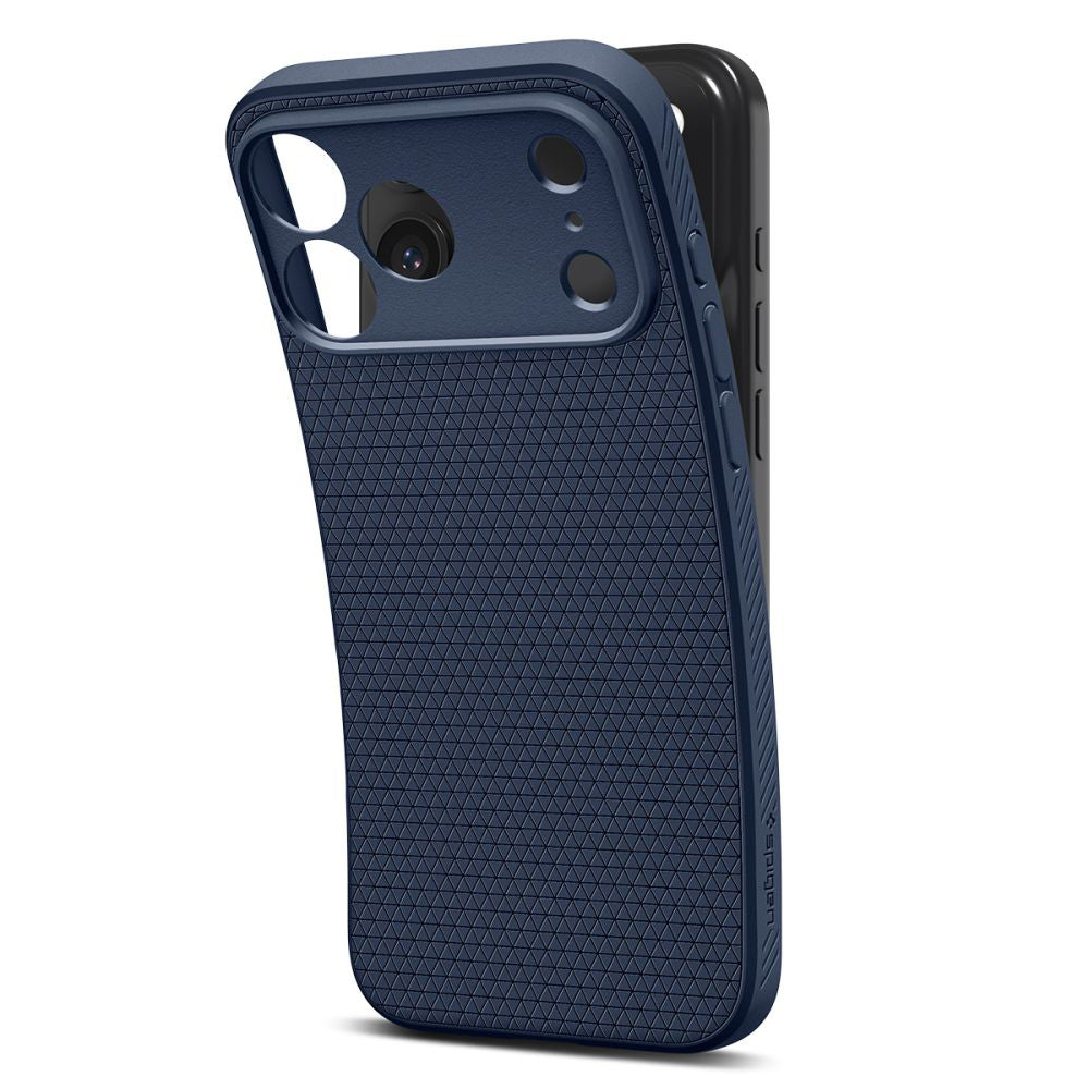 Husa de protectie Spigen Liquid Air (ACS10266) compatibil cu iPhone 17 Pro Max, Bleumarin